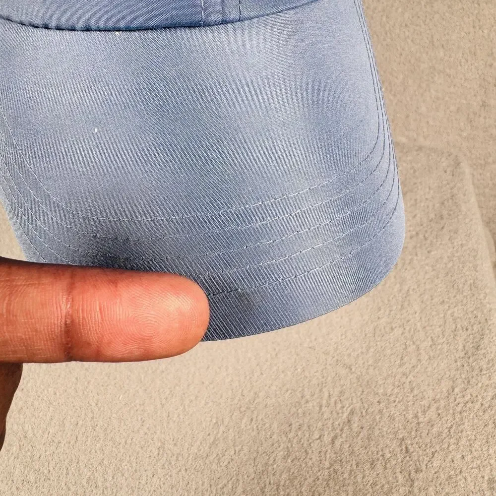 Nike Golf Hat Cap Strap Back One Size Blue Perforated Swoosh SQ ONE‎ Mens